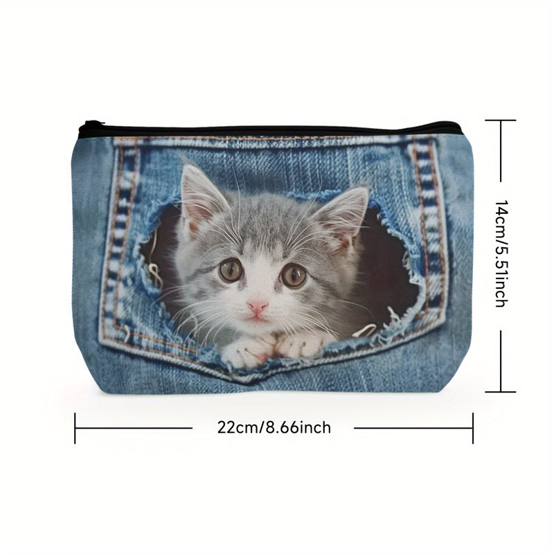Kreative Tasche Mit Katzenmuster