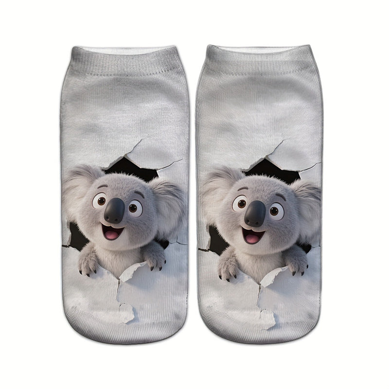 Lässige Socken Mit Animalprint