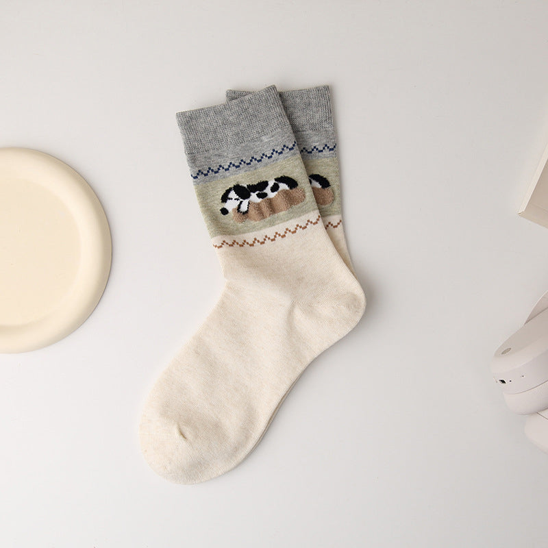 Socken Mit Cartoon-Tiermotiven