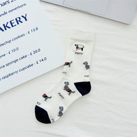 Lässige Socken Mit Hundedruck