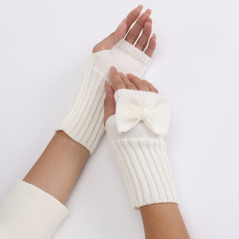 Einfarbige Warme Handschuhe