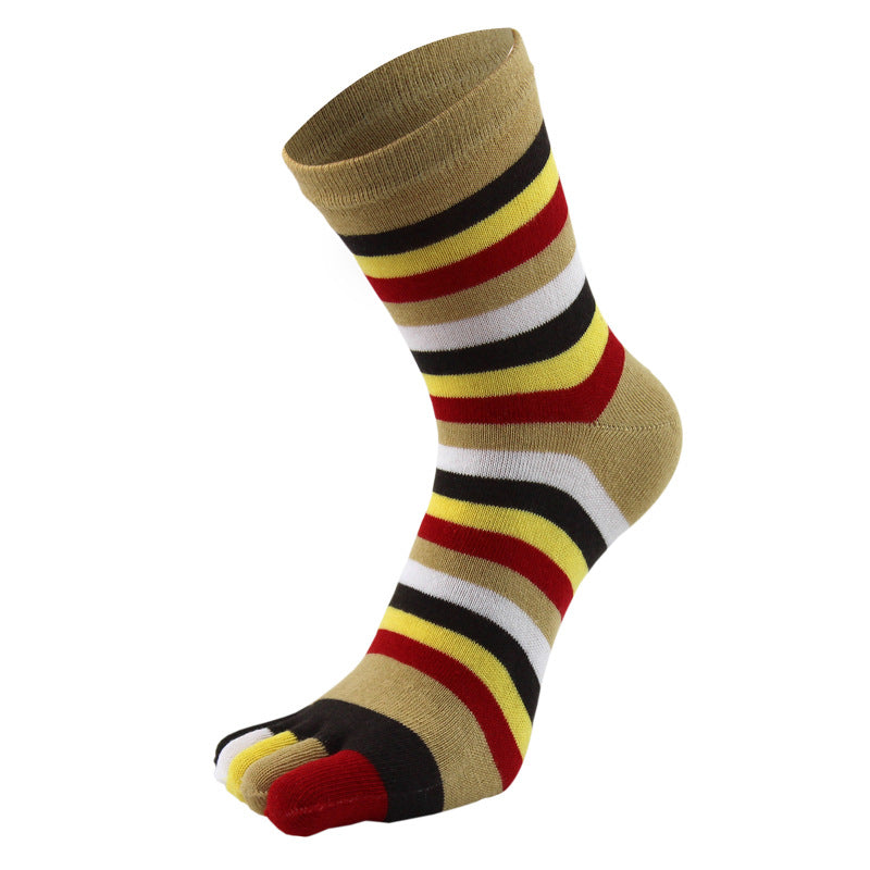 Bunte Fünf-Zehen-Socken