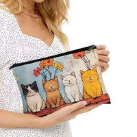 Tasche Mit Cartoon-Katze