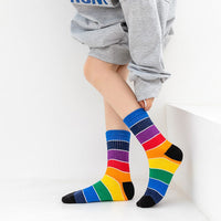 Bunte Gestreifte Socken