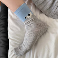 Lässige Socken Mit Welpenmotiv