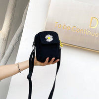 Lässige Canvastasche Mit Gänseblümchen-Motiv