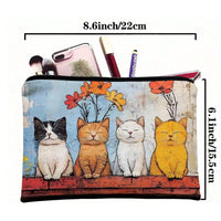 Tasche Mit Cartoon-Katze