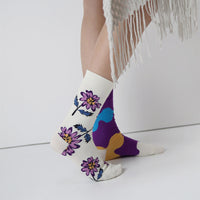 Lässige Asymmetrische Socken