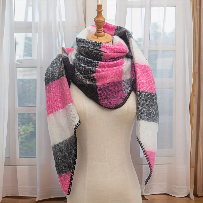 Warmer Karierter Schal