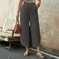 【Baumwolle Und Leinen】Bequeme Freizeithose