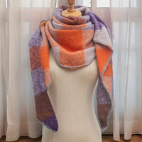 Warmer Karierter Schal