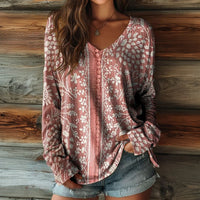 Vintage T-Shirt Mit Blumendruck