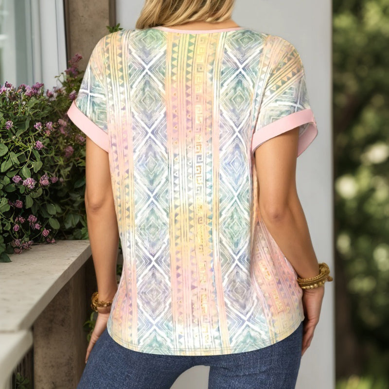 Vintage Lässige Bluse