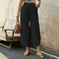 【Baumwolle Und Leinen】Bequeme Freizeithose