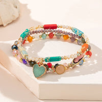 Buntes Perlenarmband Set