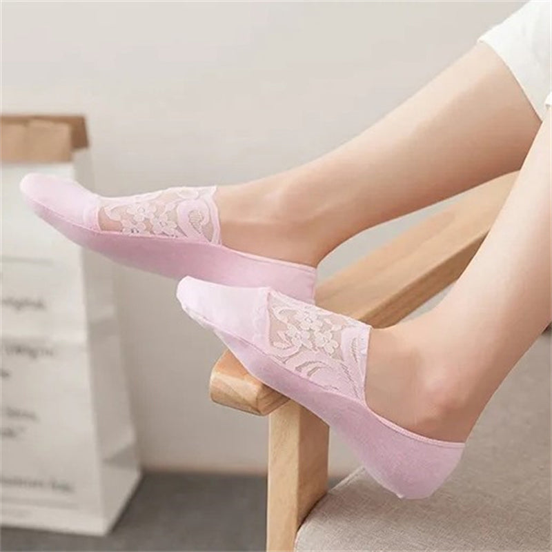 Atmungsaktive Blumensocken