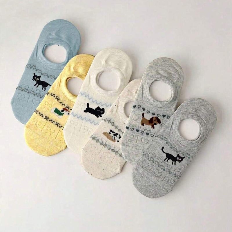 Socken Mit Cartoon-Tiermotiven