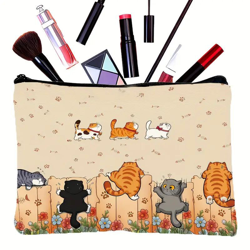 Lässige Tasche Mit Katzenmuster