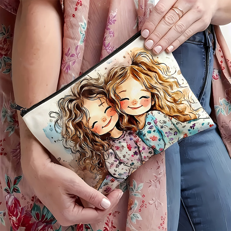 Tasche Mit Niedlichem Mädchenmuster