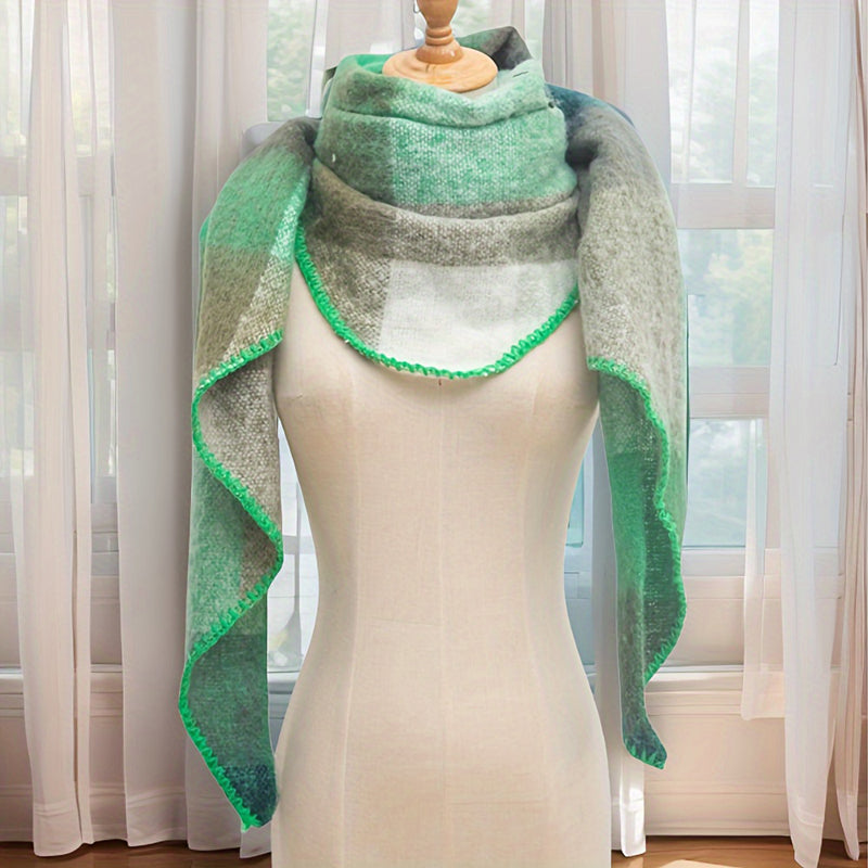 Warmer Karierter Schal