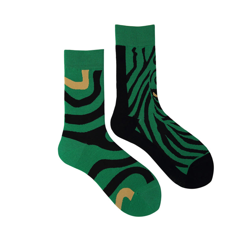 Lässige Asymmetrische Socken