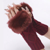 Warme Einfarbige Handschuhe