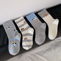 Lässige Socken Mit Welpenmotiv