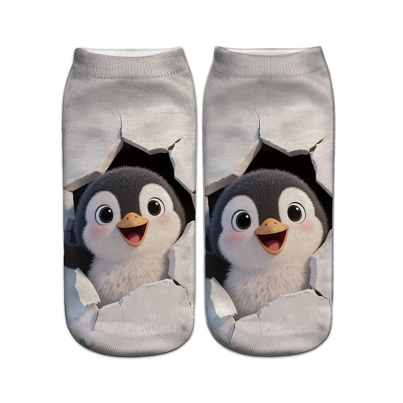 Lässige Socken Mit Animalprint