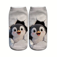 Lässige Socken Mit Animalprint