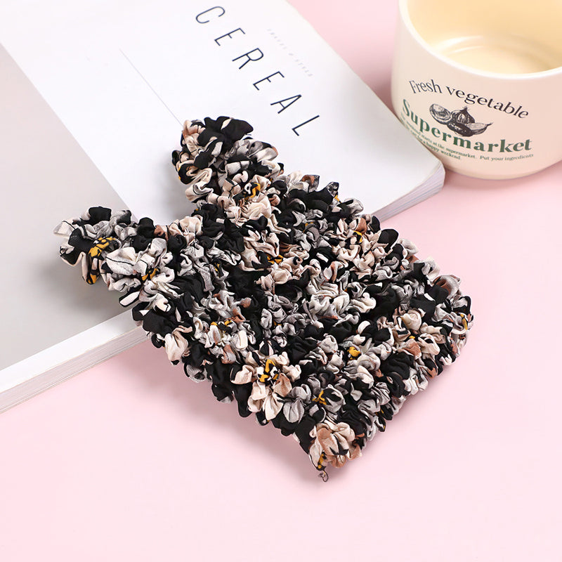 Vintage-Tasche Mit Blumenmuster