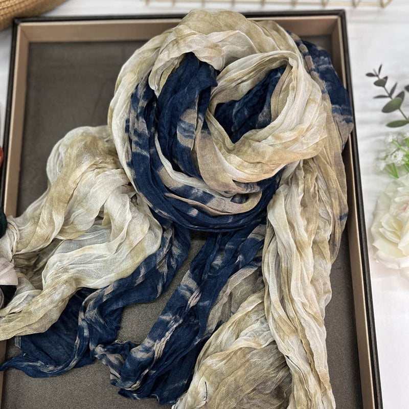 Vintage-Schal Mit Farbverlauf