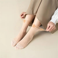 Atmungsaktive Blumensocken