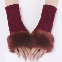 Warme Einfarbige Handschuhe