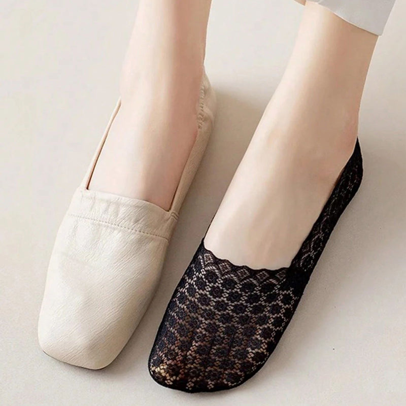 Atmungsaktive Blumensocken