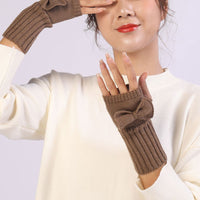 Einfarbige Warme Handschuhe