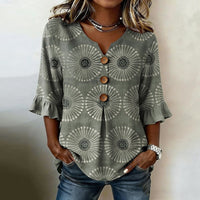 Vintage Lässige Bluse