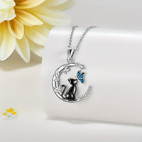 Kreative Katzenanhänger-Halskette