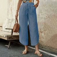 【Baumwolle Und Leinen】Bequeme Freizeithose