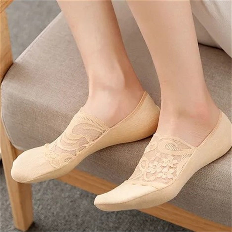 Atmungsaktive Blumensocken
