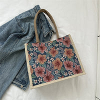 Vintage-Tasche Mit Blumenmuster