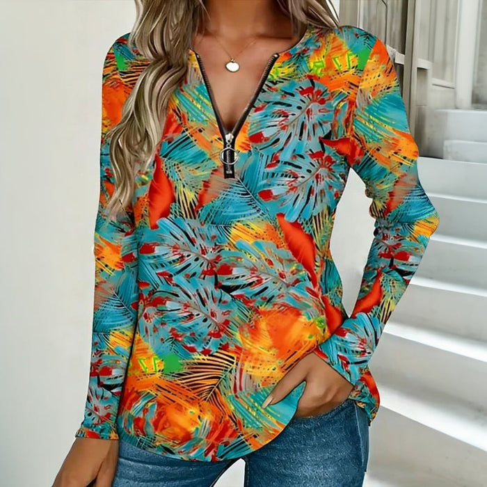 Vintage Lässige Bluse
