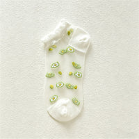 Atmungsaktive Socken Mit Blumenmuster