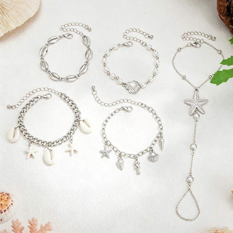 Vintage-Armbandset Im Bohème-Stil