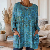 Vintage Lässige Bluse