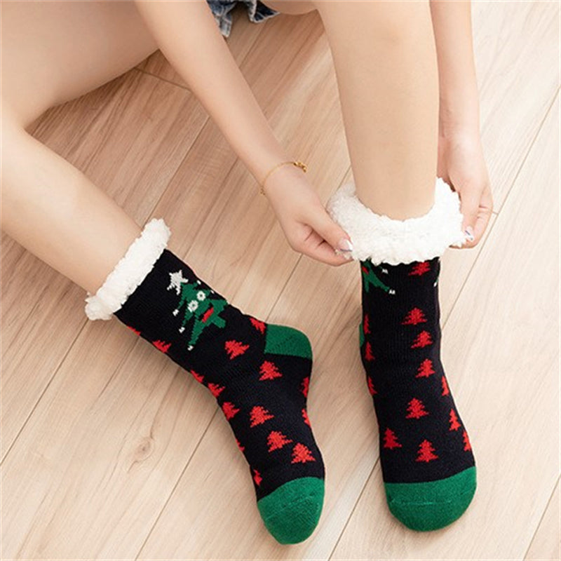 Weihnachts-Rutschfeste Warme Socken