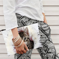 Lässige Tasche Mit Katzenmuster