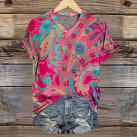 Vintage T-Shirt Mit Blumendruck