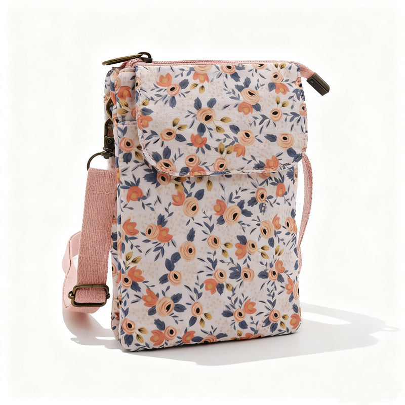 Vintage-Tasche Mit Blumenmuster