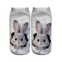 Lässige Socken Mit Animalprint