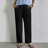 【Baumwolle Und Leinen】Bequeme Freizeithose